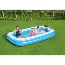 Familjepool Blå Rektangulär 305 x 183 x 46cm