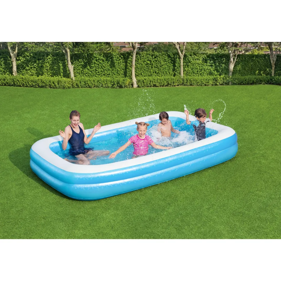 Familjepool Blå Rektangulär 305 x 183 x 46cm