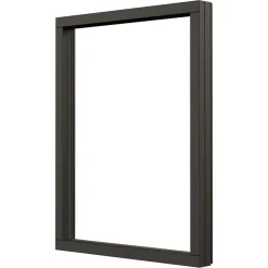 Fast Fönster NorDan NTech Aluminium BlackLine Svart