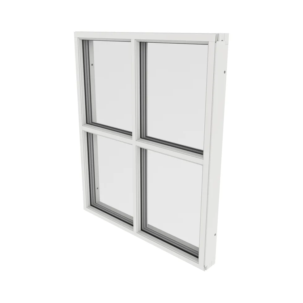 Fast Fönster Outline 3-Glas Aluminium