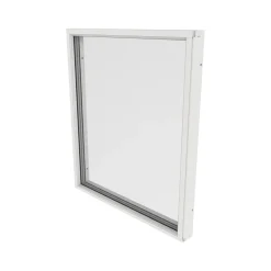 Fast Fönster Outline 3-Glas Aluminium