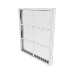 Fast Fönster Outline 3-Glas Aluminium
