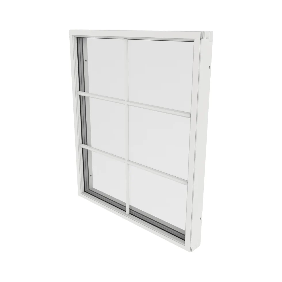 Fast Fönster Outline 3-Glas Aluminium