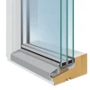 Fast Fönster Sveafönster Effekt Trä 3-glas