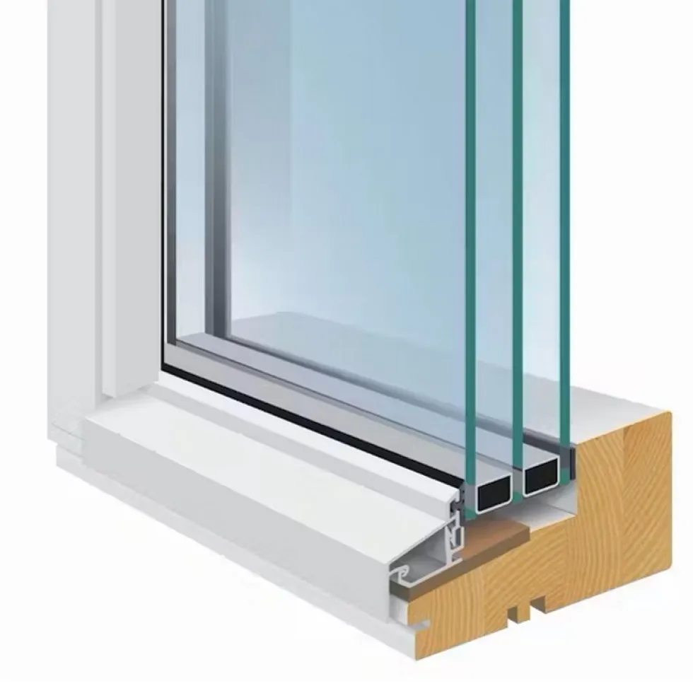 Fast Fönster Sveafönster Kraft Trä 3-glas
