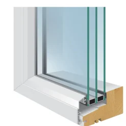Fast Fönster Sveafönster Solid Aluminium 3-glas