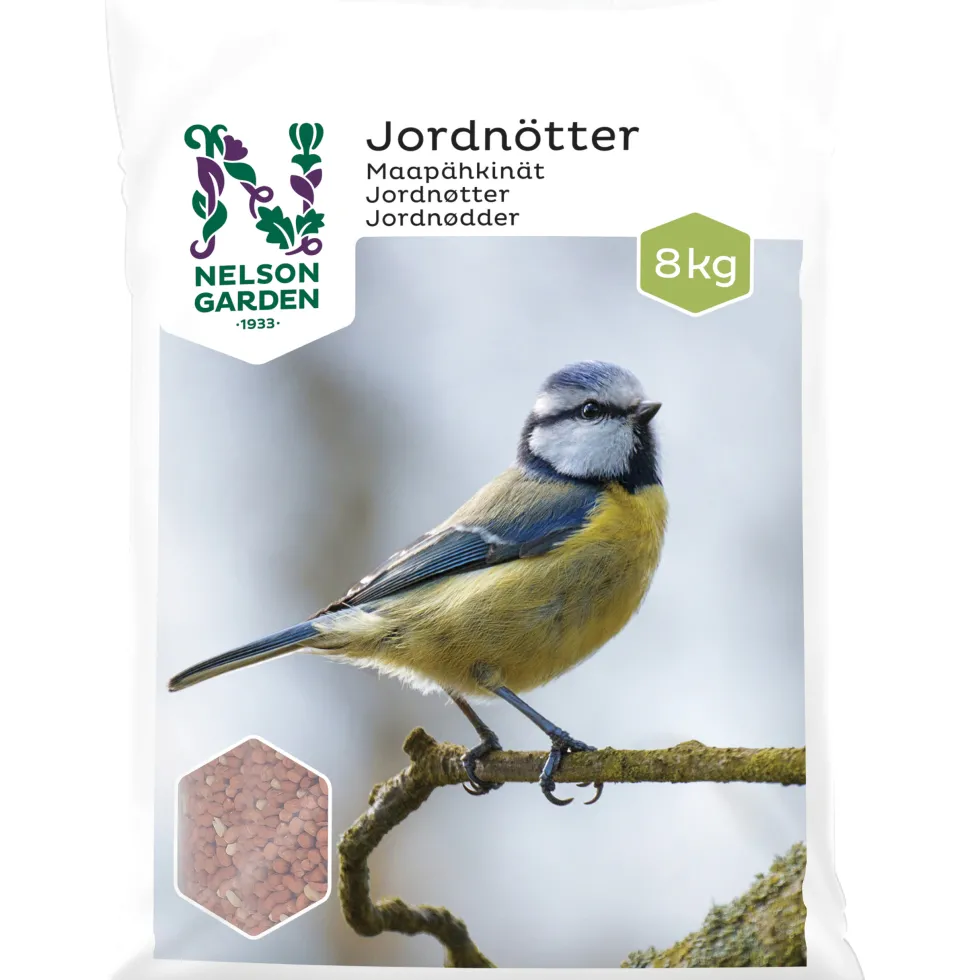 Fågelmat Nelson Garden Jordnötter 8 kg