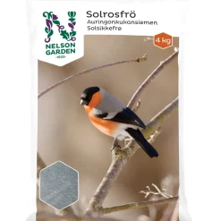 Fågelmat Nelson Garden Solrosfrö Strimmigt 4 kg