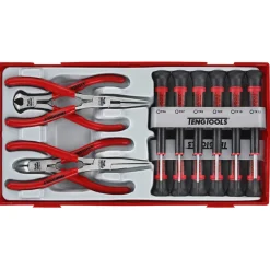 Finmekanikermejslar och tänger i sats 16 delar Teng Tools TTMI16
