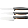 Fiskars Favoritknivset Functional Form – 3 Delar, Kockkniv, Brödkniv & Skalkniv