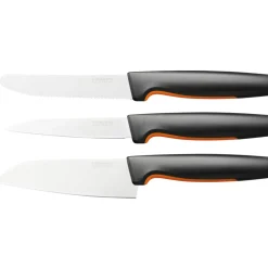Fiskars Favoritknivset Functional Form – 3 Delar, Kockkniv, Brödkniv & Skalkniv