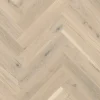 Fiskbensplank Boen Ek Pale White Herringbone Live Pure Ultra Matt Lack