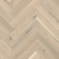 Fiskbensplank Boen Ek Pale White Herringbone Live Pure Ultra Matt Lack