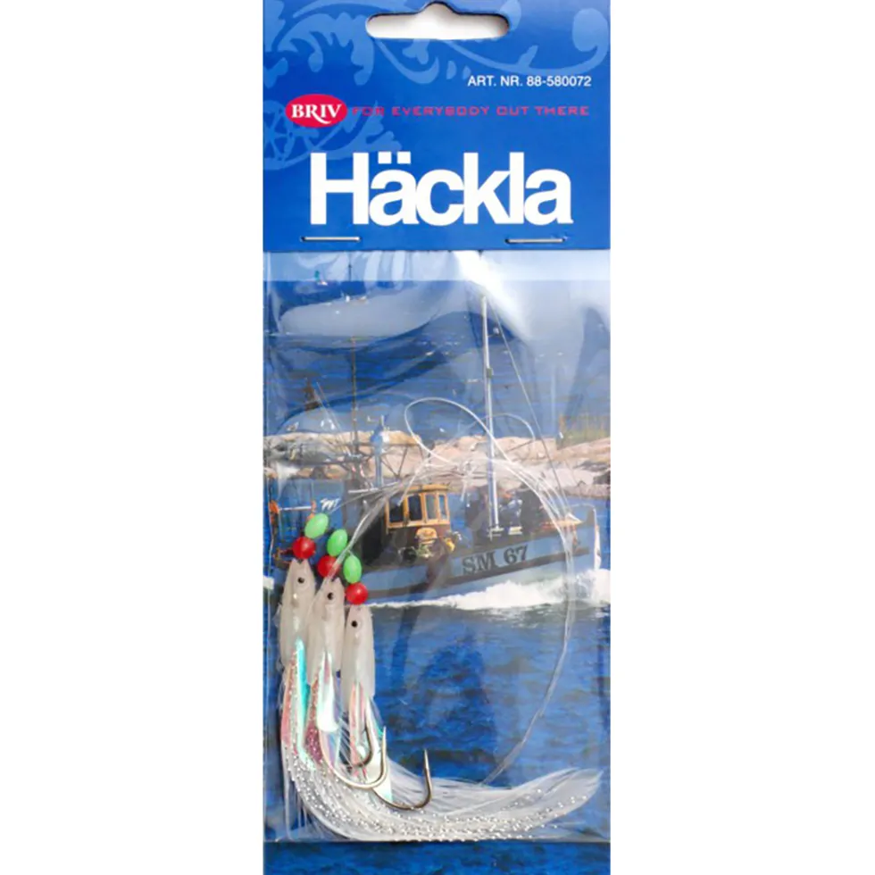 Fiskedrag Briv Häckla Fisk 3 Krokar