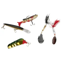Fiskedrag Briv Solgen Sats Med Skeddrag, Spinnare & Wobbler