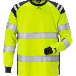 Flamskyddad T-shirt Fristads Långärmad 7077 TFLH Klass 3