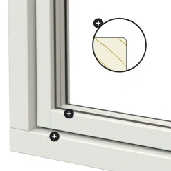 Fönsterdörr NorDan NTech Aluminium Lagerförd