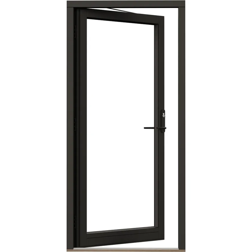 Fönsterdörr NorDan Svanenmärkt NTech Helglasad Aluminium BlackLine Svart