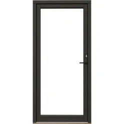 Fönsterdörr NorDan Svanenmärkt NTech Helglasad Aluminium BlackLine Svart