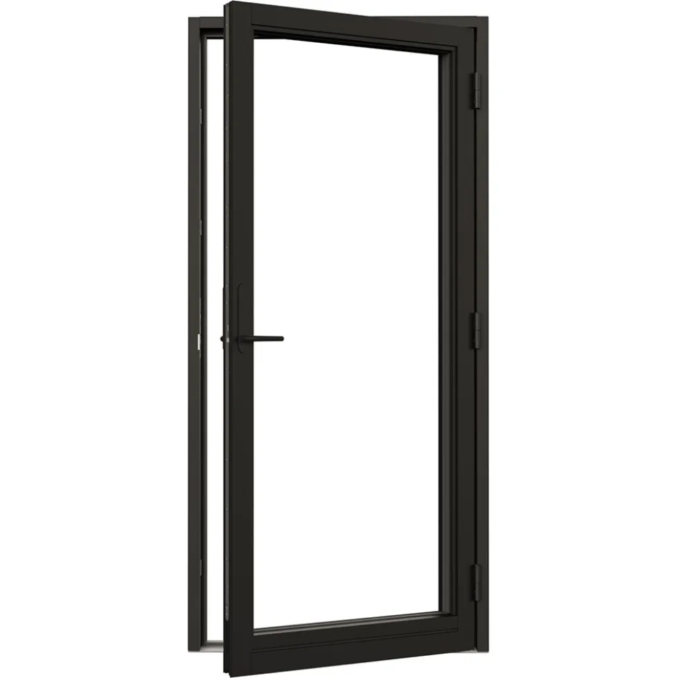 Fönsterdörr NorDan Svanenmärkt NTech Helglasad Aluminium BlackLine Svart