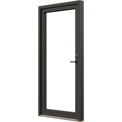 Fönsterdörr NorDan Svanenmärkt NTech Helglasad Aluminium BlackLine Svart