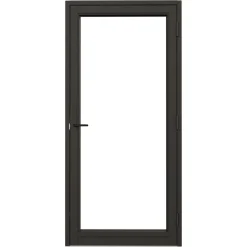 Fönsterdörr NorDan Svanenmärkt NTech Helglasad Aluminium BlackLine Svart