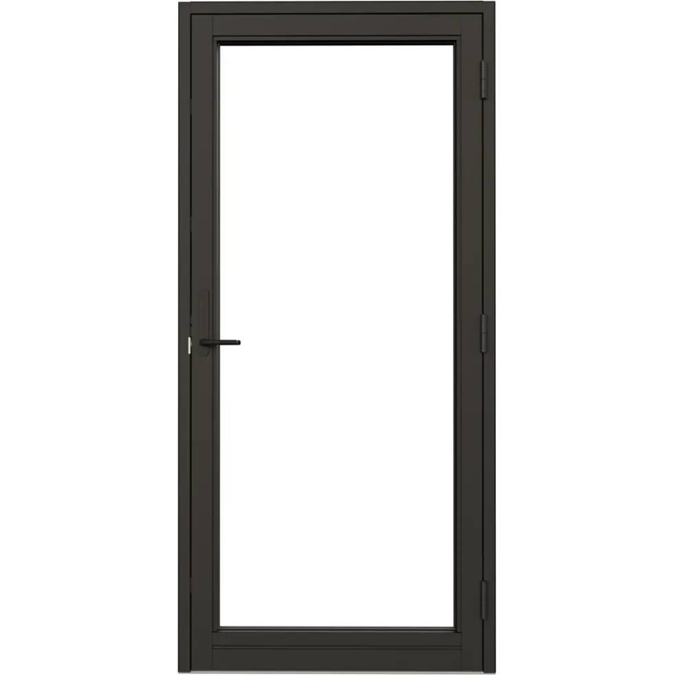 Fönsterdörr NorDan Svanenmärkt NTech Helglasad Aluminium BlackLine Svart