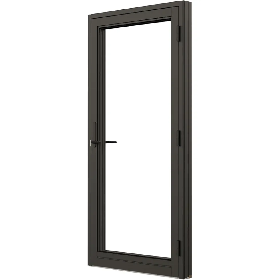 Fönsterdörr NorDan Svanenmärkt NTech Helglasad Aluminium BlackLine Svart