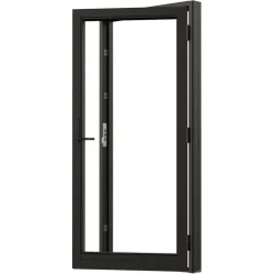 Fönsterdörr NorDan Svanenmärkt NTech Helglasad Aluminium BlackLine Svart