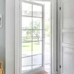 Fönsterdörr Outline Helglasad Enkeldörr 3-Glas Aluminium