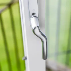 Fönsterdörr Outline Helglasad Enkeldörr 3-Glas Aluminium