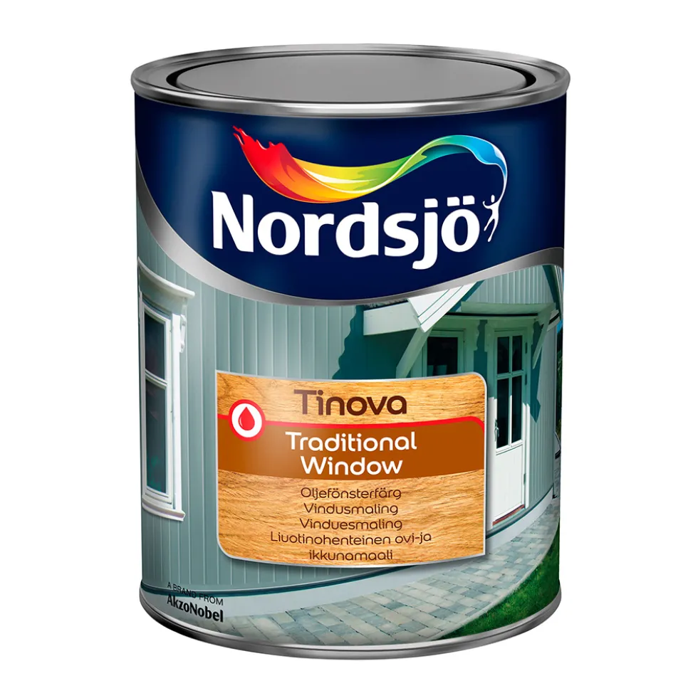 Fönsterfärg Nordsjö Tinova Traditional Window Vit