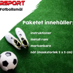 Fotbollsmål Prosport Official 2-pack 366 x 183 cm