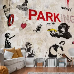 Fototapet Arkiio Banksy Graffiti Collage