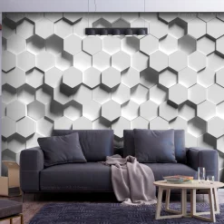 Fototapet Arkiio Självhäftande Hexagonal Awareness