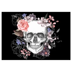 Fototapet Arkiio Skull And Flowers