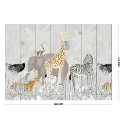 Fototapet Art for the Home Barnens Djungel