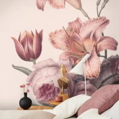 Fototapet Art For The Home Soft Blush Blomma 105401