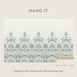 Fototapet William Morris At Home Strawberry Thief Soft Blue