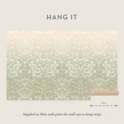 Fototapet William Morris At Home Blackthorn Sage & Pink