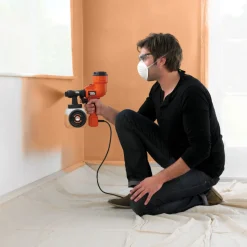 Färgspruta HVLP Black+Decker Handhållen