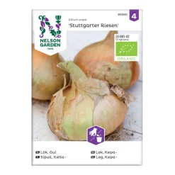 Frö Gul Lök Nelson Garden Stuttgarter Riesen Organic