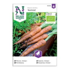 Frö Höst- och Vintermorot Nelson Garden Rothild Organic