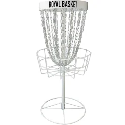 Frisbeegolfkorg Viking Discs Royal Basket Stålkorg Vit