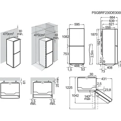 Fristående Kyl och Frys Electrolux LNT6MD32W TwinTech® No Frost