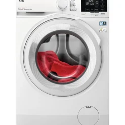 Frontmatad Tvättmaskin AEG LR622A94Q ProSense 6000 Vit med AutoDose och EcoInverter