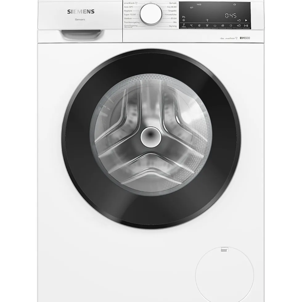 Frontmatad Tvättmaskin Siemens WG44G2FWDN iQ500 Vit med Doseringsystem