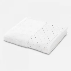 Frottéhandduk Möve Swarovski AlloverLxB: 150x80 Vit