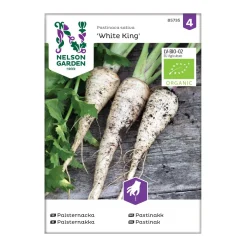 Frö Palsternacka Nelson Garden White King Organic
