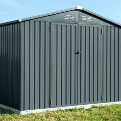 Förråd gop Cover-It 4,5 m² Mörkgrå Redskapsbod
